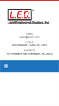 Mobile Screenshot of ledinc.com